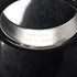 Band Ring Metal Black Size 57