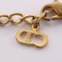 Pendant Necklace Gold and Rhinestone