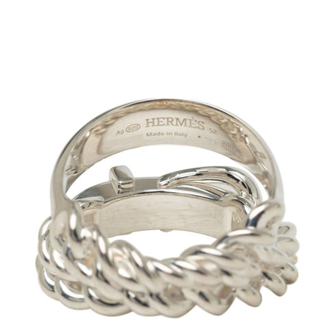 Boucles Sellier In Flexible Ring Sterling Silver Large
