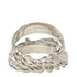 Boucles Sellier In Flexible Ring Sterling Silver Large