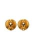 CC Logo Clip-On Earrings Metal Gold-Tone Metal