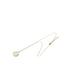 CC Logo Pendant Necklace Gold-Tone Metal