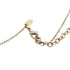 CC Logo Pendant Necklace Gold-Tone Metal