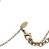 CC Logo Pendant Necklace Gold-Tone Metal