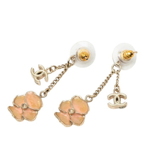 CC Logo Earrings Metal Gold-Tone Metal