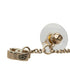 CC Logo Earrings Metal Gold-Tone Metal