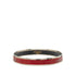 Email PM Caleche Bracelet Metal Bordeaux Red Silver Wine