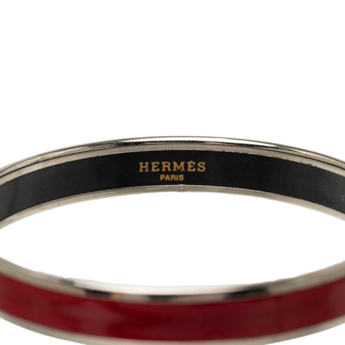 Email PM Caleche Bracelet Metal Bordeaux Red Silver Wine