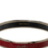 Email PM Caleche Bracelet Metal Bordeaux Red Silver Wine