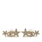 CC Logo Star Earrings Gold-Tone Metal