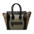 Tricolor Luggage Bag Leather Mini
