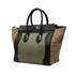Tricolor Luggage Bag Leather Mini