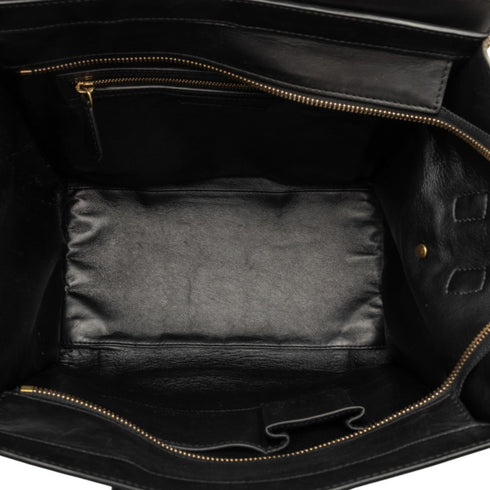 Tricolor Luggage Bag Leather Mini