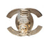 CC Logo Clip-On Earrings Silver-Tone Metal Silver-Tone Metal