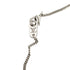 Damier Pendant Necklace Metal Silver