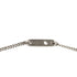 Damier Pendant Necklace Metal Silver