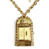 CC Logo Pendant Necklace Metal