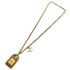 CC Logo Pendant Necklace Metal