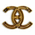 CC Logo Turnlock Brooch Metal