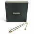 CC Logo Chain Pendant Necklace Gold-Tone Metal