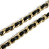 CC Logo Chain Pendant Necklace Gold-Tone Metal