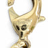 CC Logo Chain Pendant Necklace Gold-Tone Metal