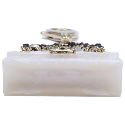 Bag Charm Matelassé Metal Handbag Charm