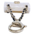 Bag Charm Matelassé Metal Handbag Charm