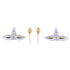 Earrings Gold-Tone Metal