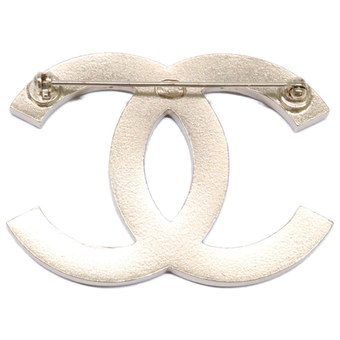 CC Logo Brooch Metal