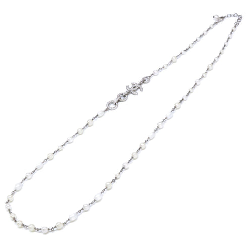 CC Logo Pendant Necklace Sterling Silver