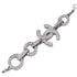 CC Logo Pendant Necklace Sterling Silver