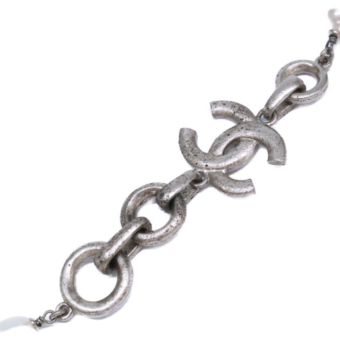CC Logo Pendant Necklace Sterling Silver