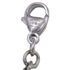 CC Logo Pendant Necklace Sterling Silver
