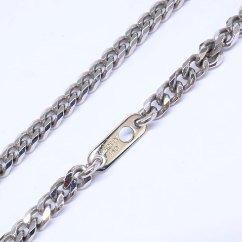 Pendant Necklace Metal Multicolor and Silver