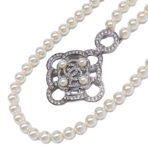 CC Logo Pendant Necklace Sterling Silver