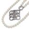 CC Logo Pendant Necklace Sterling Silver