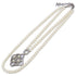 CC Logo Pendant Necklace Sterling Silver