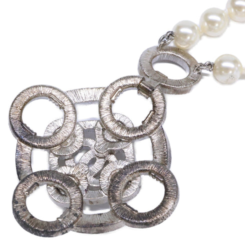 CC Logo Pendant Necklace Sterling Silver