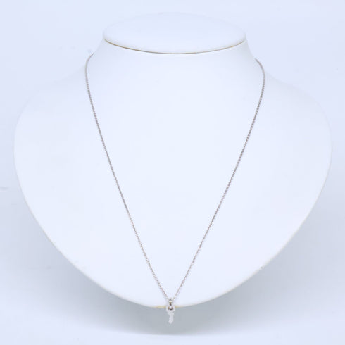 Pendant Necklace 18K White Gold