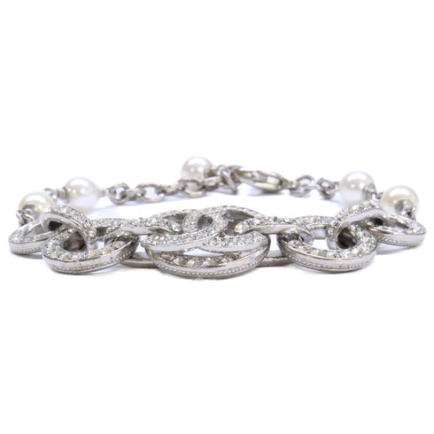 CC Logo Chain Bracelet Sterling Silver