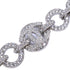 CC Logo Chain Bracelet Sterling Silver