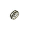 Vintage Grooved Double Line Ring Sterling Silver