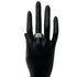 Vintage Grooved Double Line Ring Sterling Silver