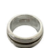Vintage Grooved Double Line Ring Sterling Silver