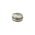 Vintage Grooved Double Line Ring Sterling Silver