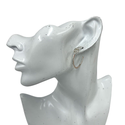 Earrings Hoop Sterling Silver