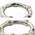 Vintage Bamboo Ring Sterling Silver