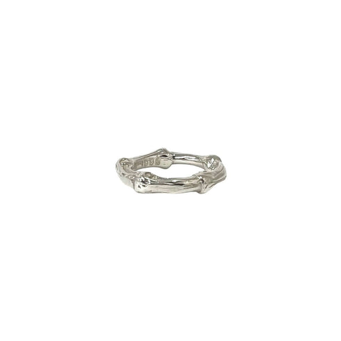Vintage Bamboo Ring Sterling Silver