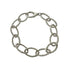 Vintage Oval Link Twist Bracelet Sterling Silver